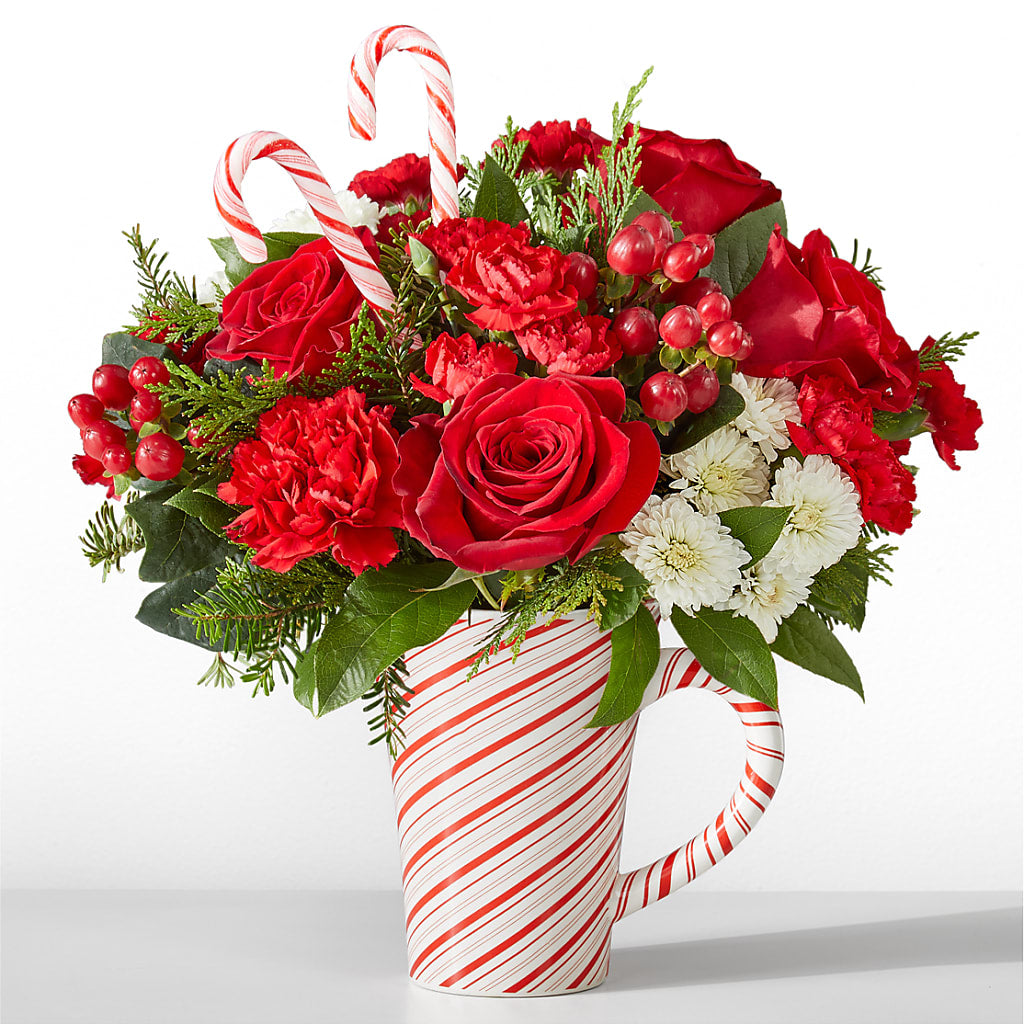 Peppermint Swirl Mug – Park Merced Florist, Corona CA