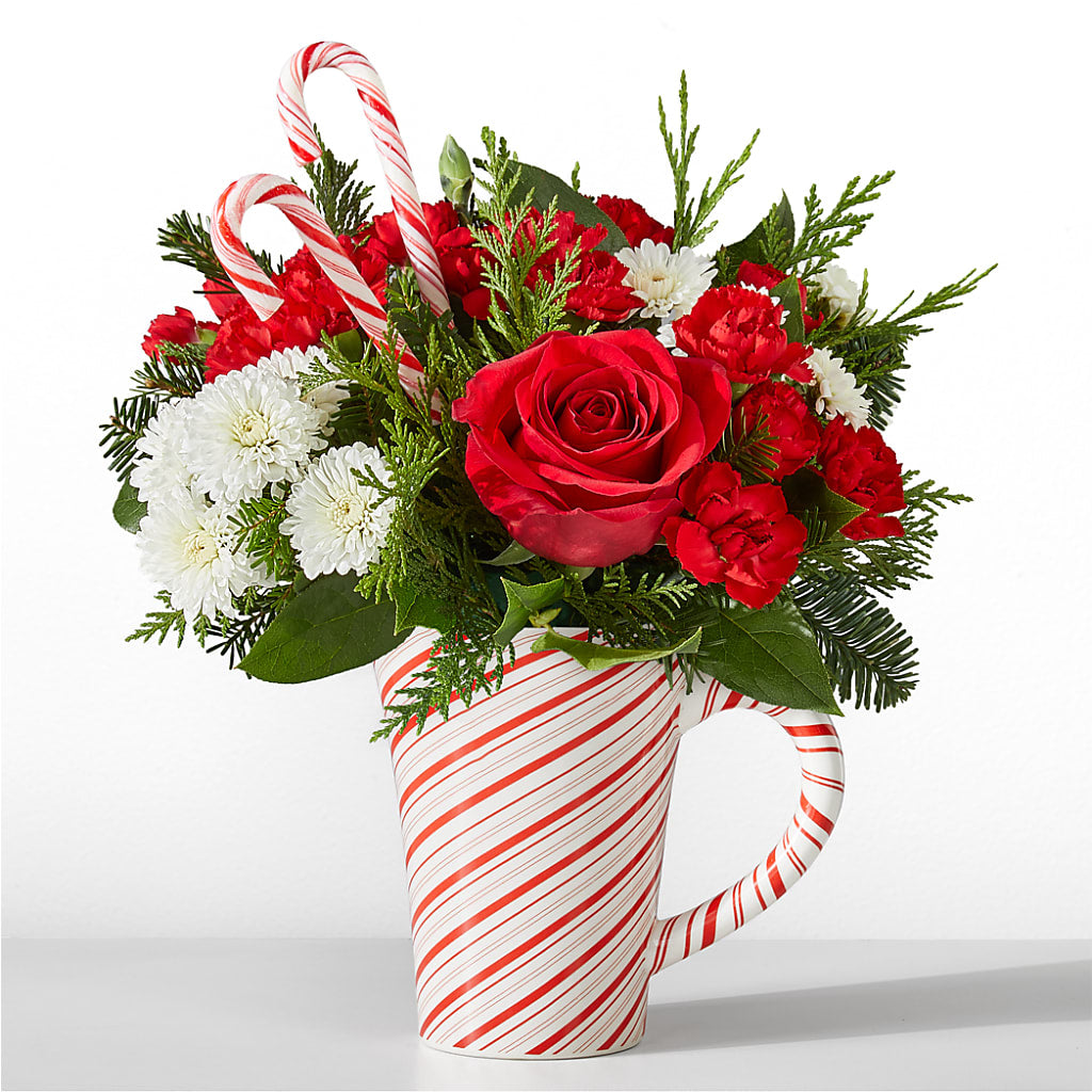 Peppermint Swirl Mug – Park Merced Florist, Corona CA
