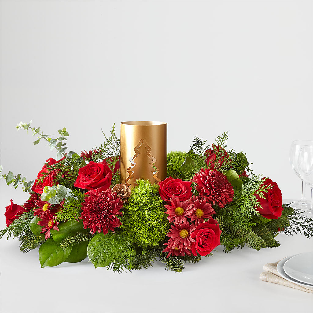 Toast the Season Centerpiece – Park Merced Florist, Corona CA