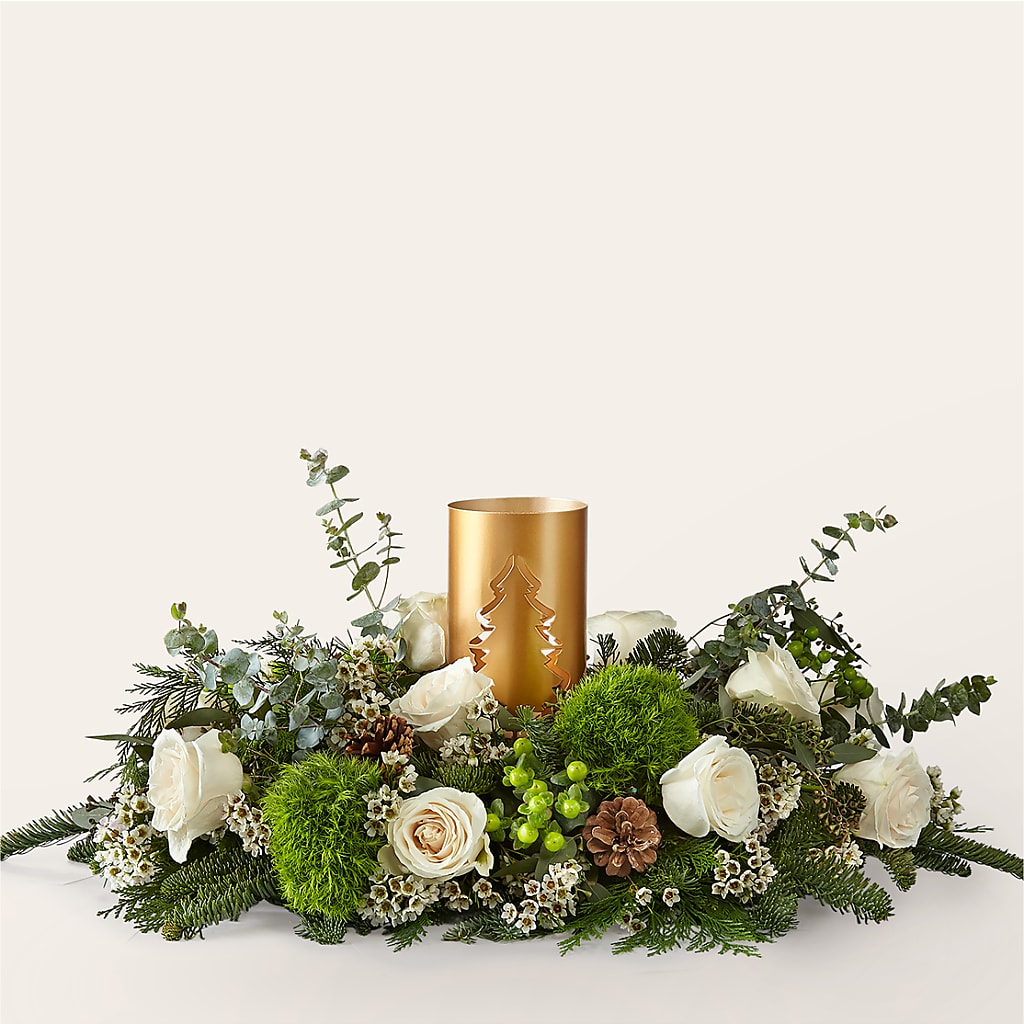 Chestnuts Roasting Centerpiece – Park Merced Florist, Corona CA