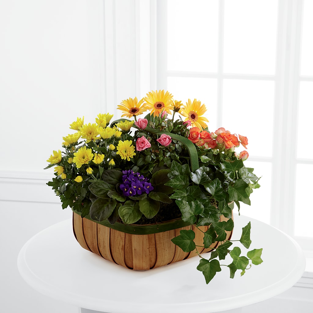 Gentle Blossoms Basket – Park Merced Florist, Corona CA