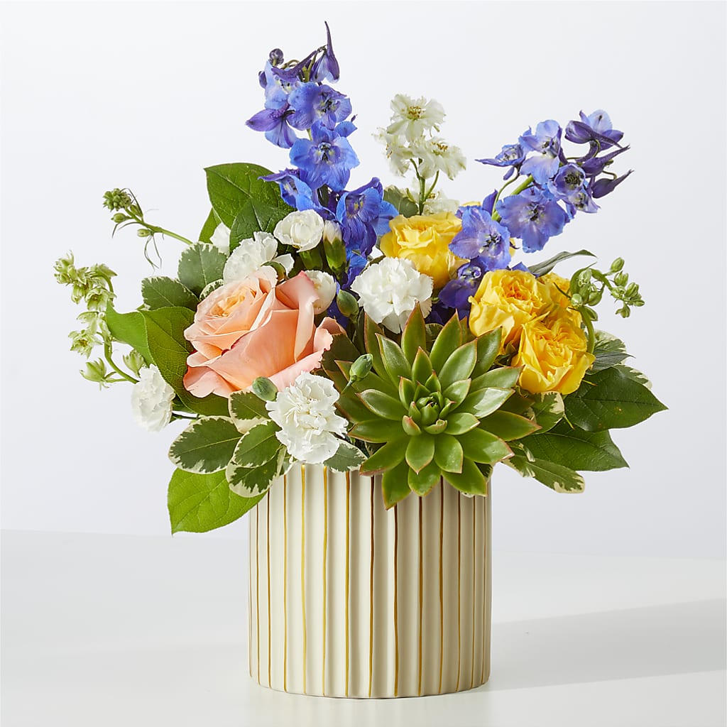 Cobalt Reverie Bouquet – Park Merced Florist, Corona CA