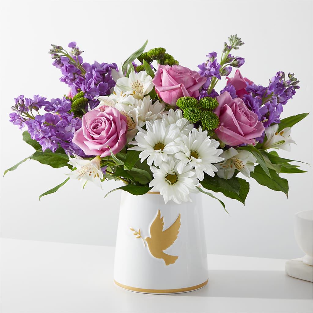 Garden of Peace Bouquet – Park Merced Florist, Corona CA