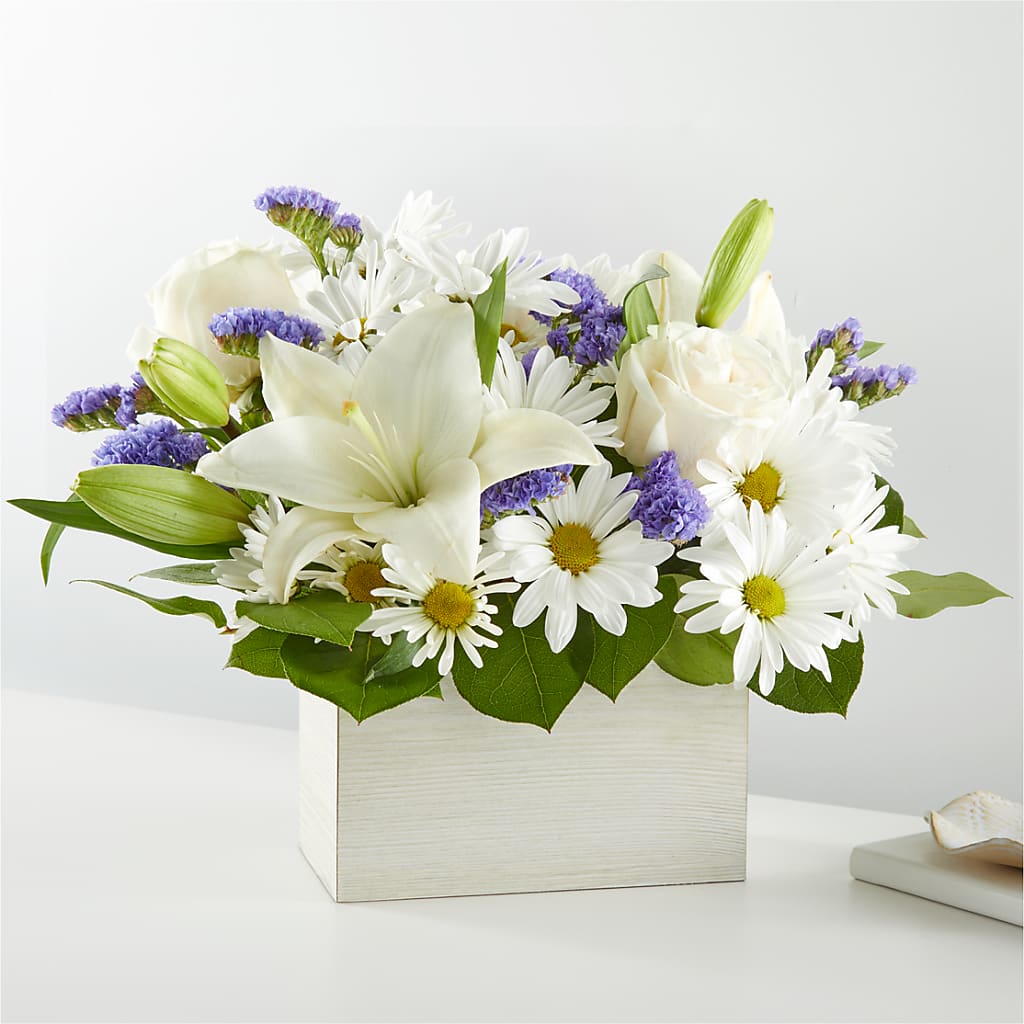 Beyond Blue Box Bouquet – Park Merced Florist, Corona CA