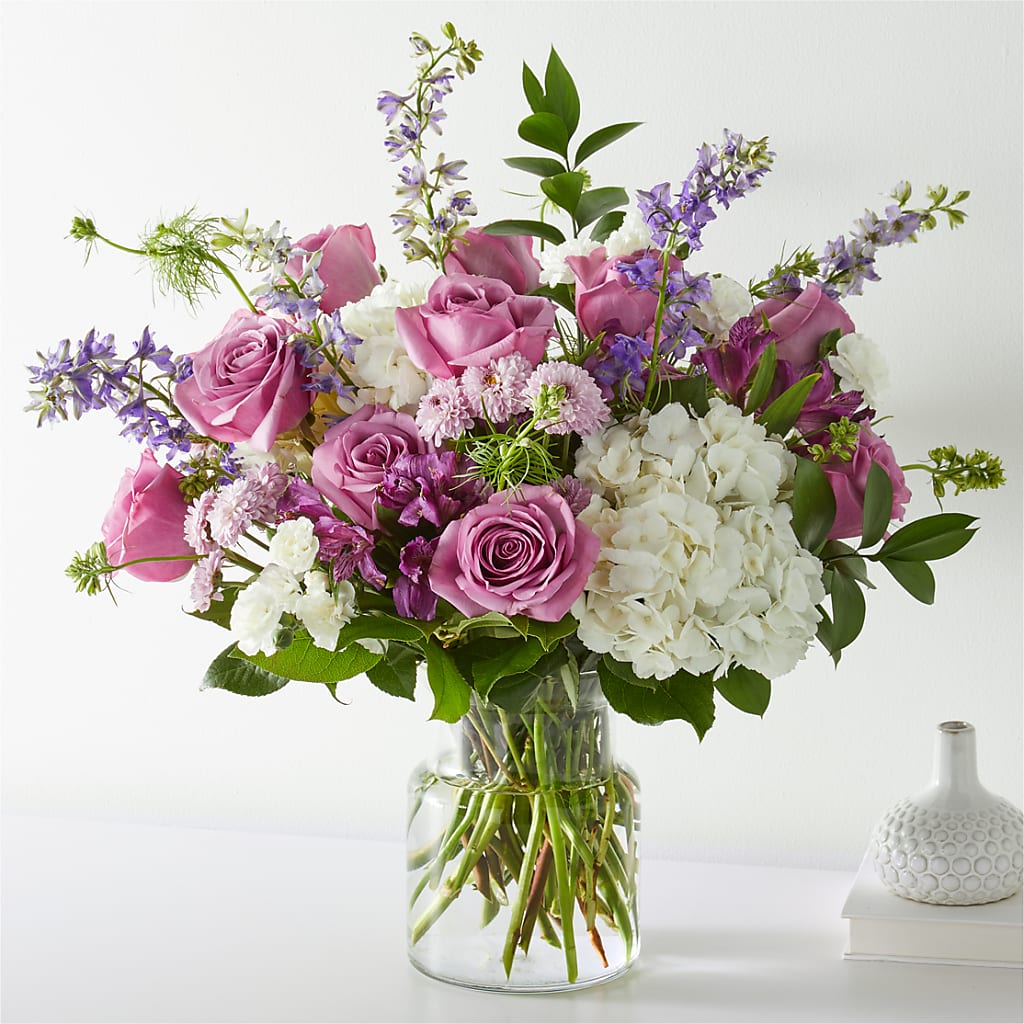 Violet Caress Bouquet – Park Merced Florist, Corona CA