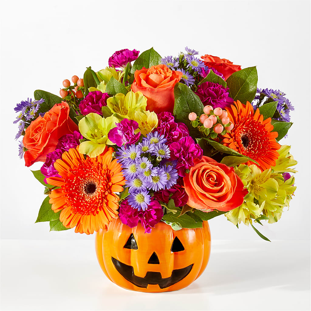 Tricks & Treats Pumpkin – Park Merced Florist, Corona CA