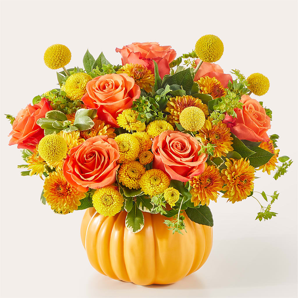 Gourdgeous Pumpkin – Park Merced Florist, Corona CA