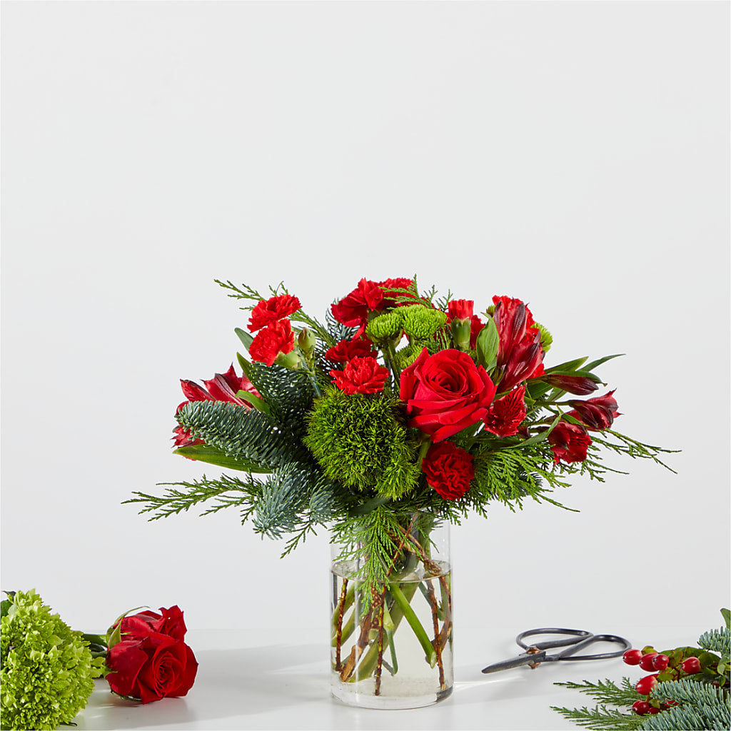 Merry Moment Bouquet – A Florist Original – Park Merced Florist, Corona CA