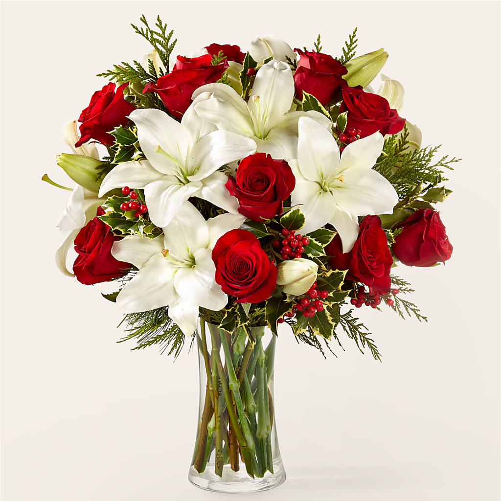 Sparkling Snowflakes Bouquet – Park Merced Florist, Corona CA