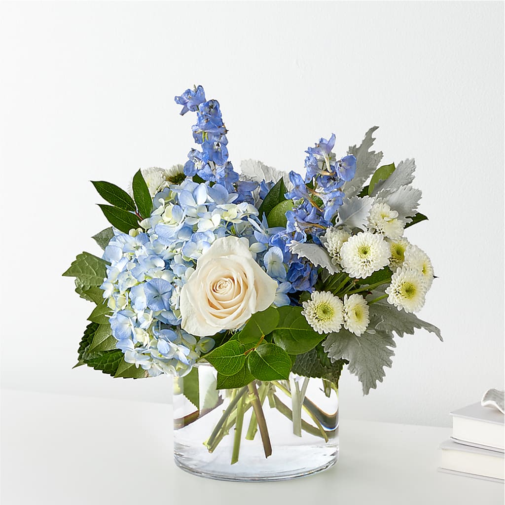 Clear Skies Bouquet – Park Merced Florist, Corona CA