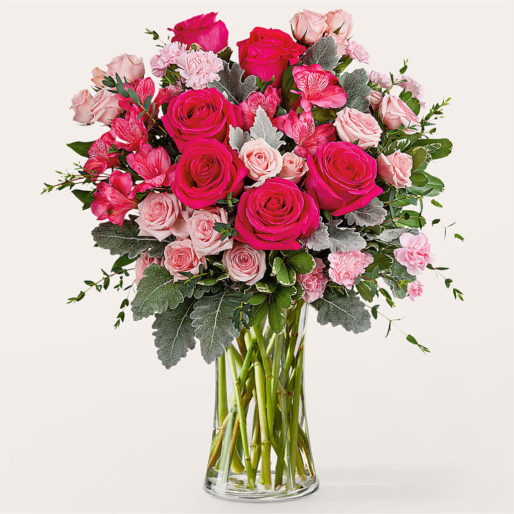 Tickled Pink Bouquet – Park Merced Florist, Corona CA