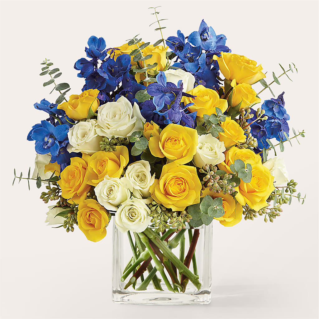 Sparkling Citrine Bouquet – Park Merced Florist, Corona CA