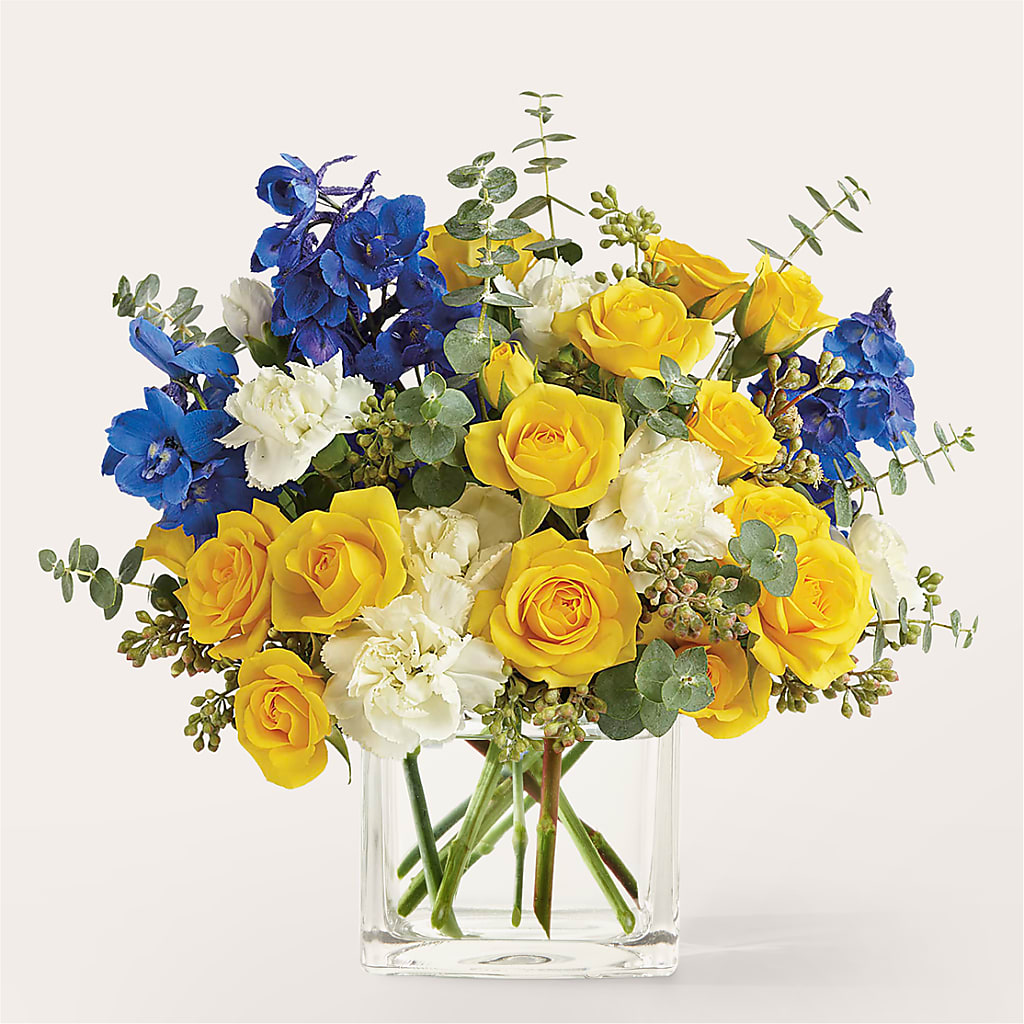 Sparkling Citrine Bouquet – Park Merced Florist, Corona CA