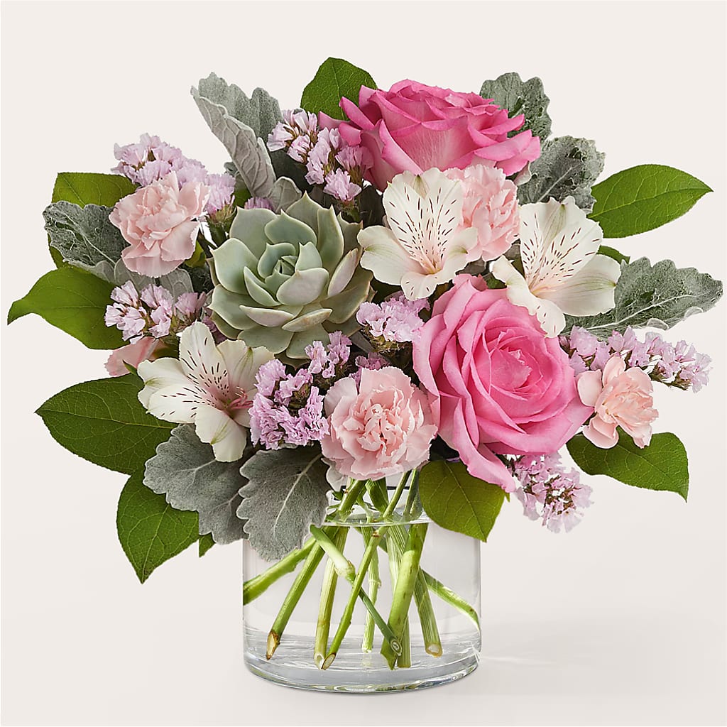 Dusty Rose Bouquet – Park Merced Florist, Corona CA