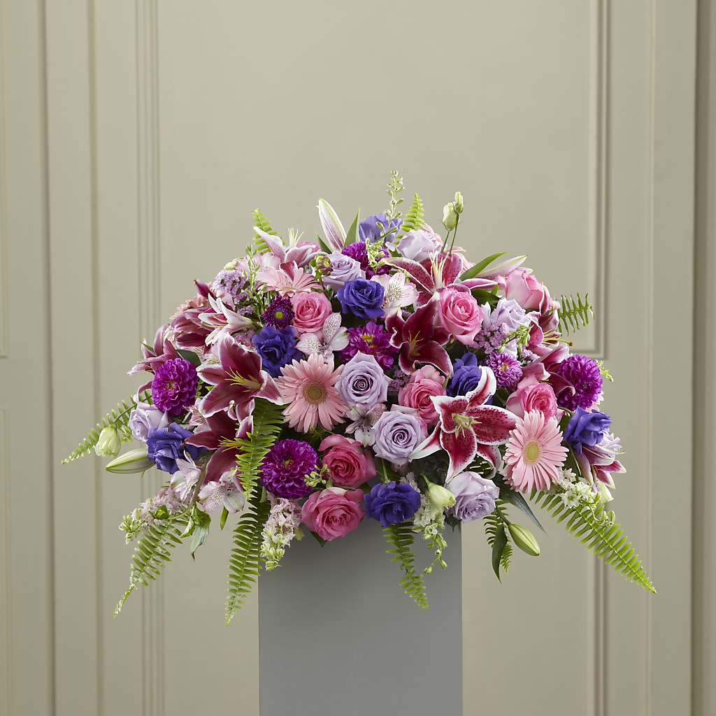 Fare Thee Well Pedestal – Park Merced Florist, Corona CA