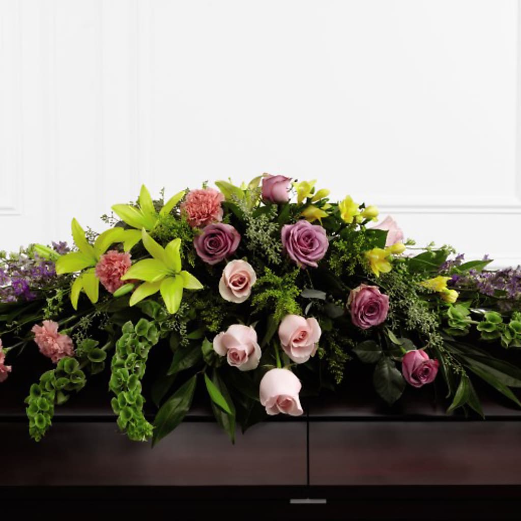Forever Beloved Casket Spray – Park Merced Florist, Corona CA
