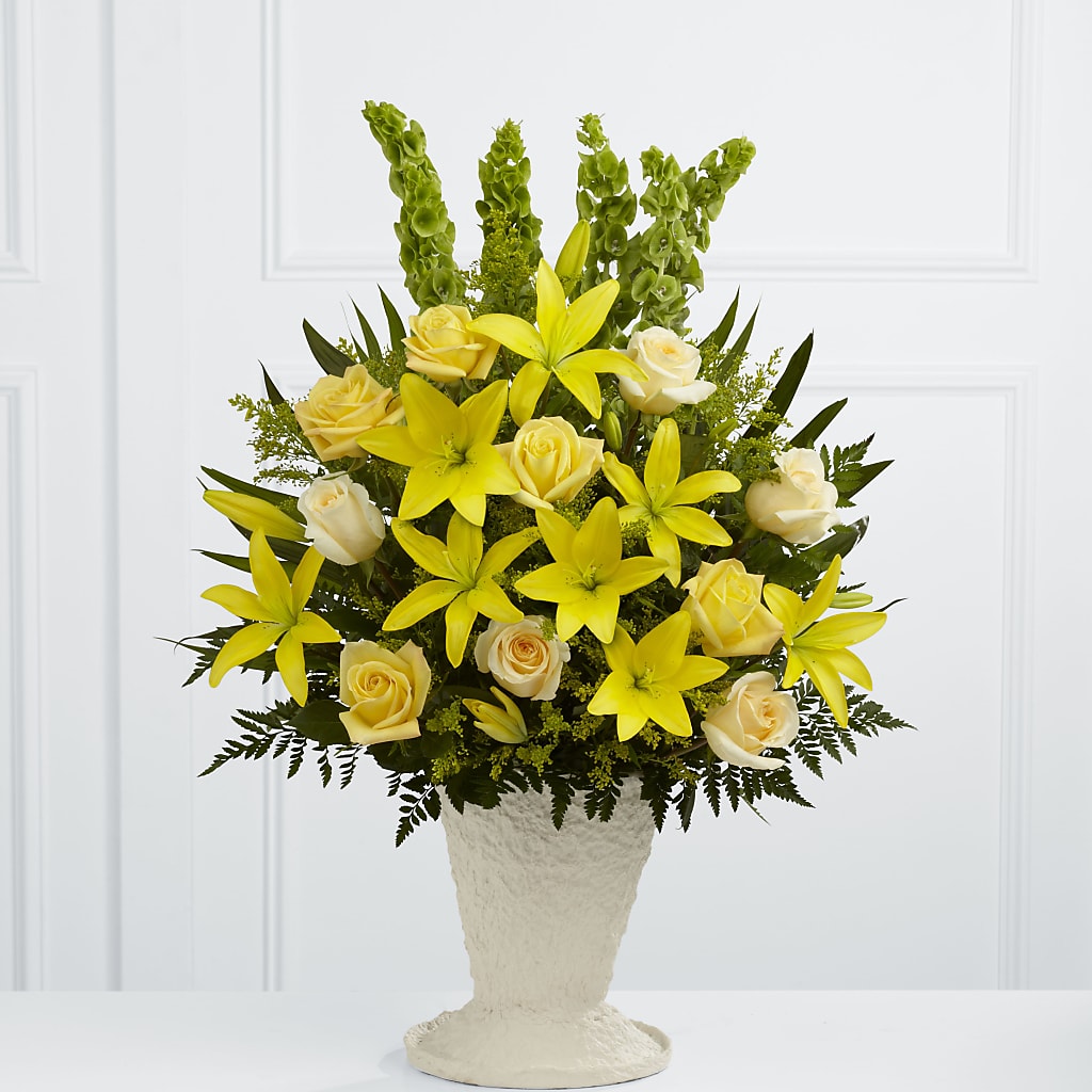 Golden Memories Arrangement – Park Merced Florist, Corona CA