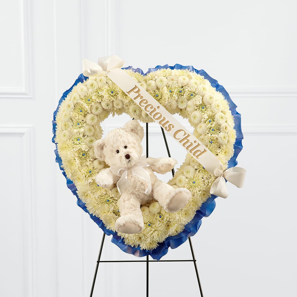 Precious Child Standing Heart – Park Merced Florist, Corona CA