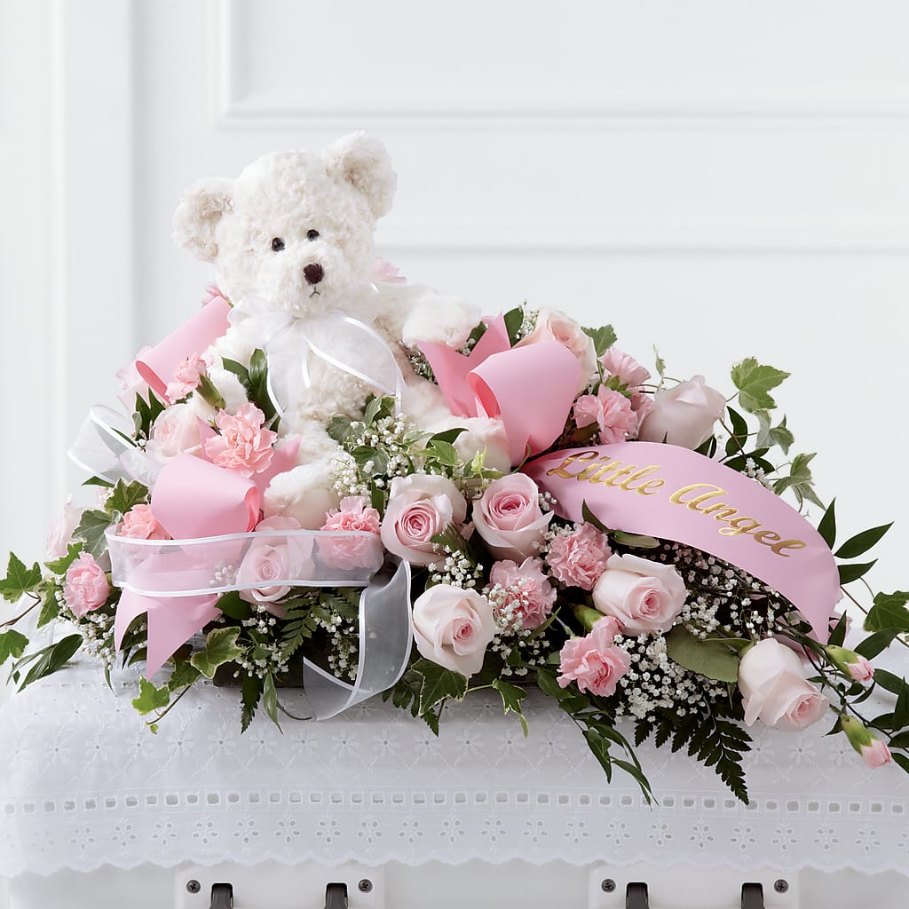 Touch of Sympathy Casket Spray – Park Merced Florist, Corona CA