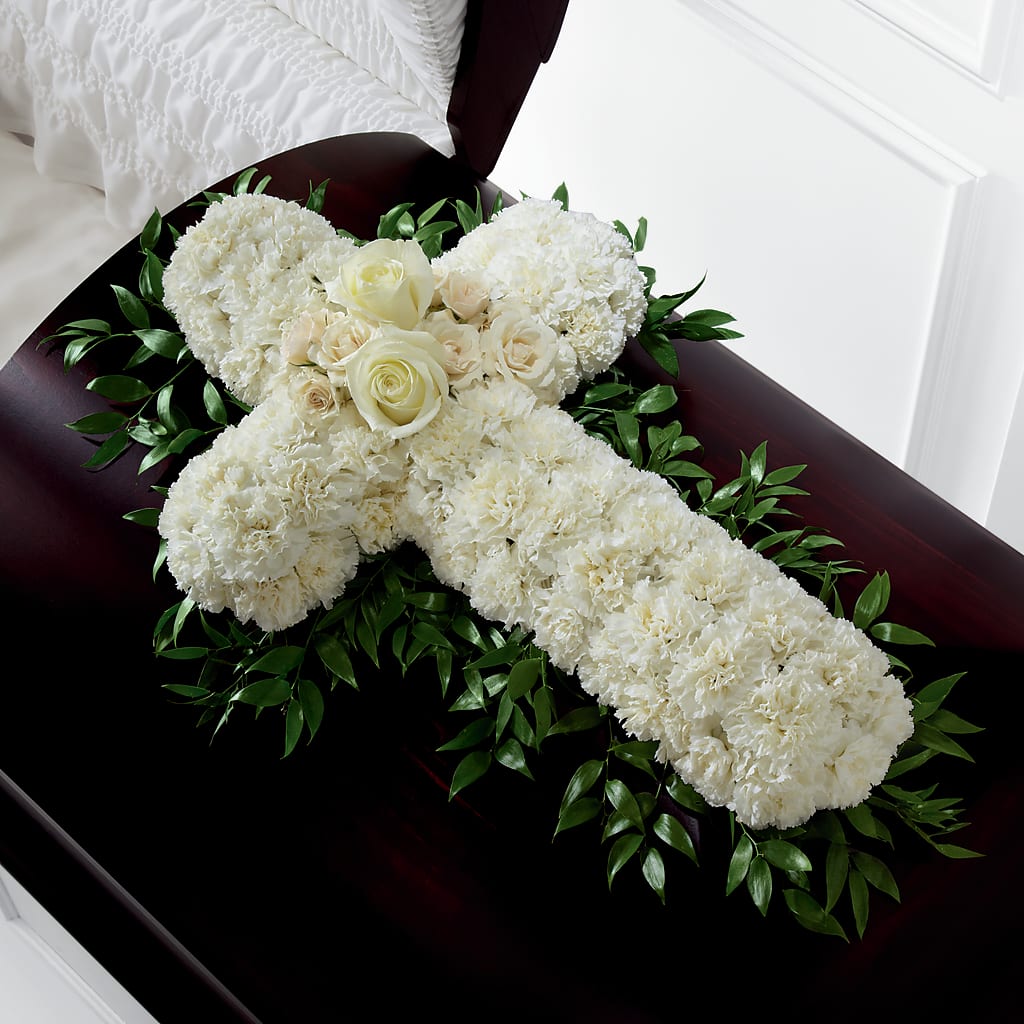 Peaceful Memories Casket Spray (Standard) – Park Merced Florist, Corona CA