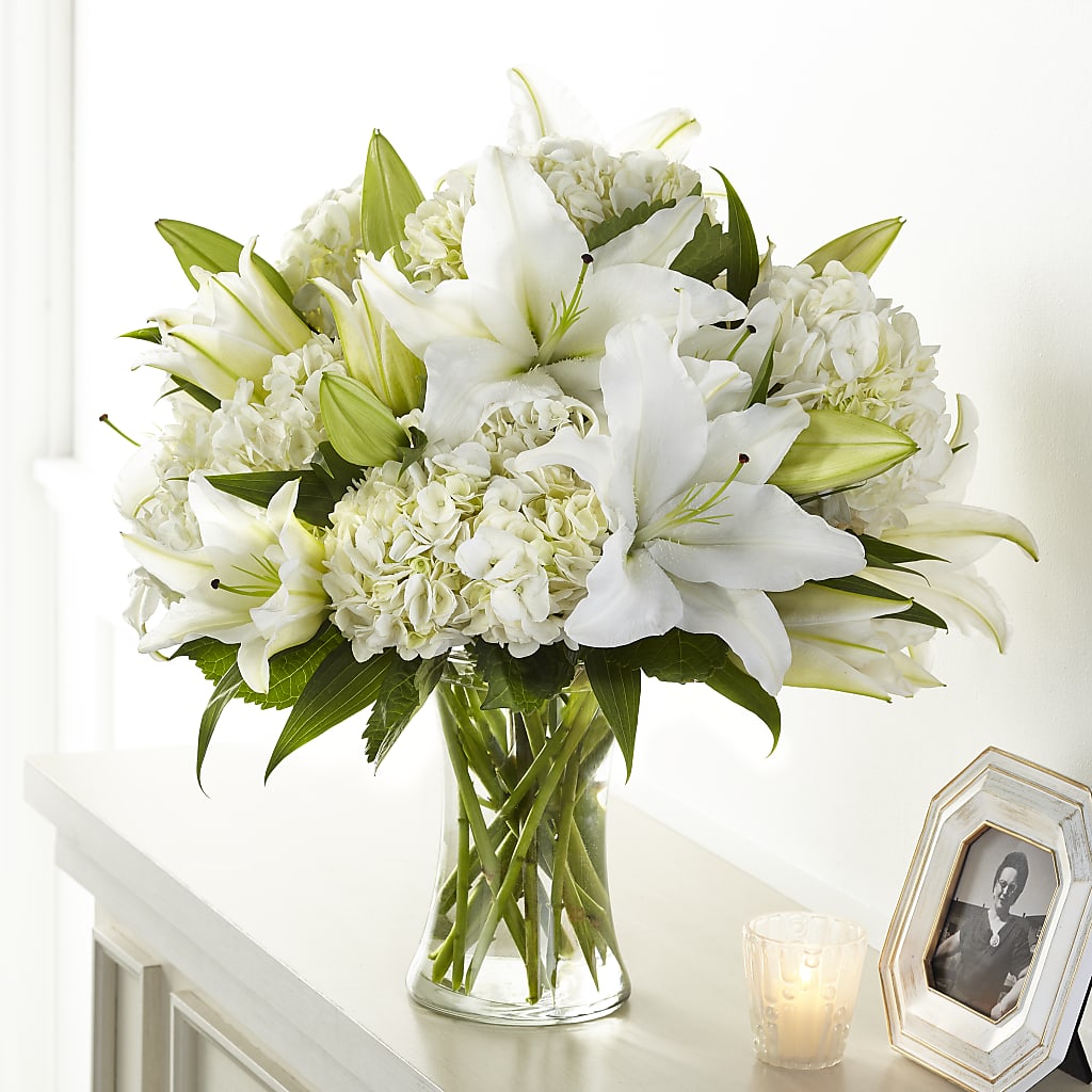 Compassionate Lily Bouquet – Park Merced Florist, Corona CA
