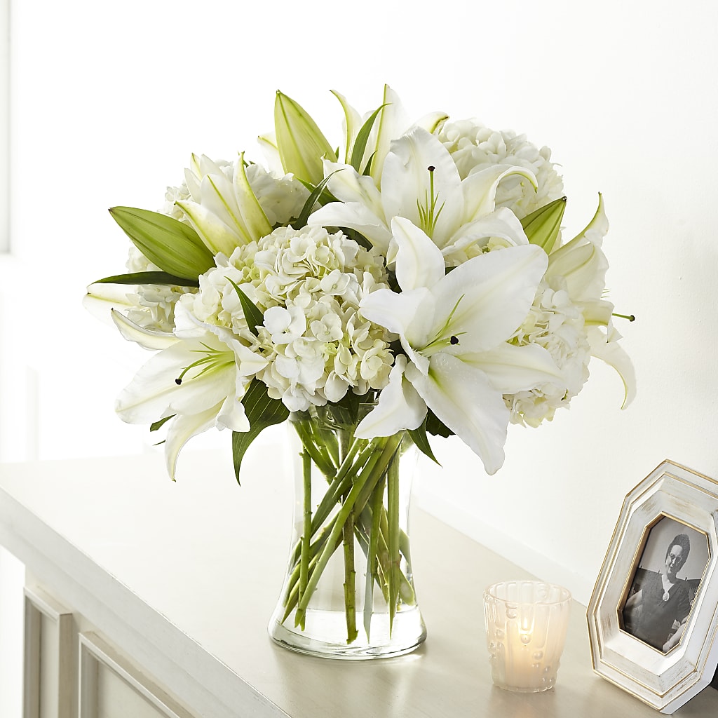 Compassionate Lily Bouquet – Park Merced Florist, Corona CA