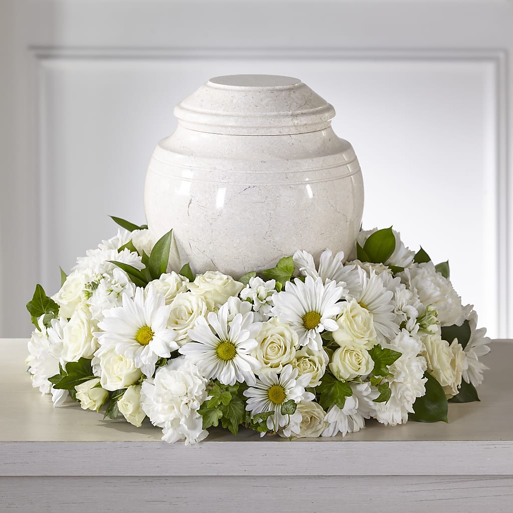 Ivory Gardens Cremation Adornment – Park Merced Florist, Corona CA