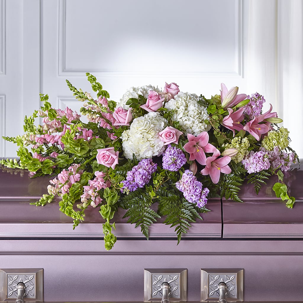 Life's Gratitude Casket Spray – Park Merced Florist, Corona CA