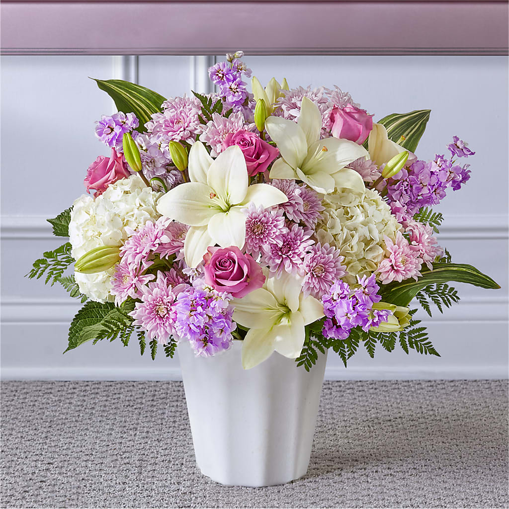 Heaven Sent Floor Basket – Park Merced Florist, Corona CA