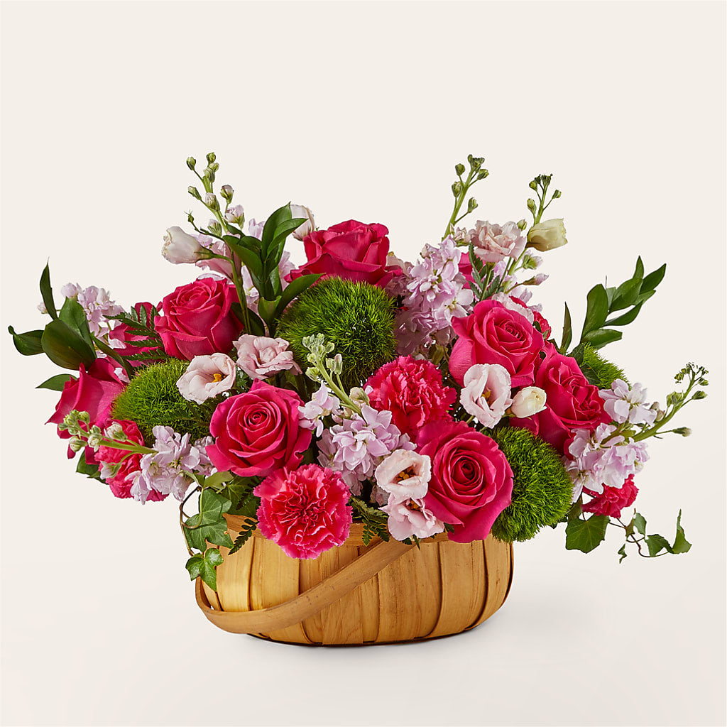 Radiance in Bloom Basket – Park Merced Florist, Corona CA