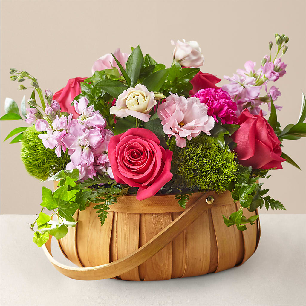Radiance in Bloom Basket – Park Merced Florist, Corona CA