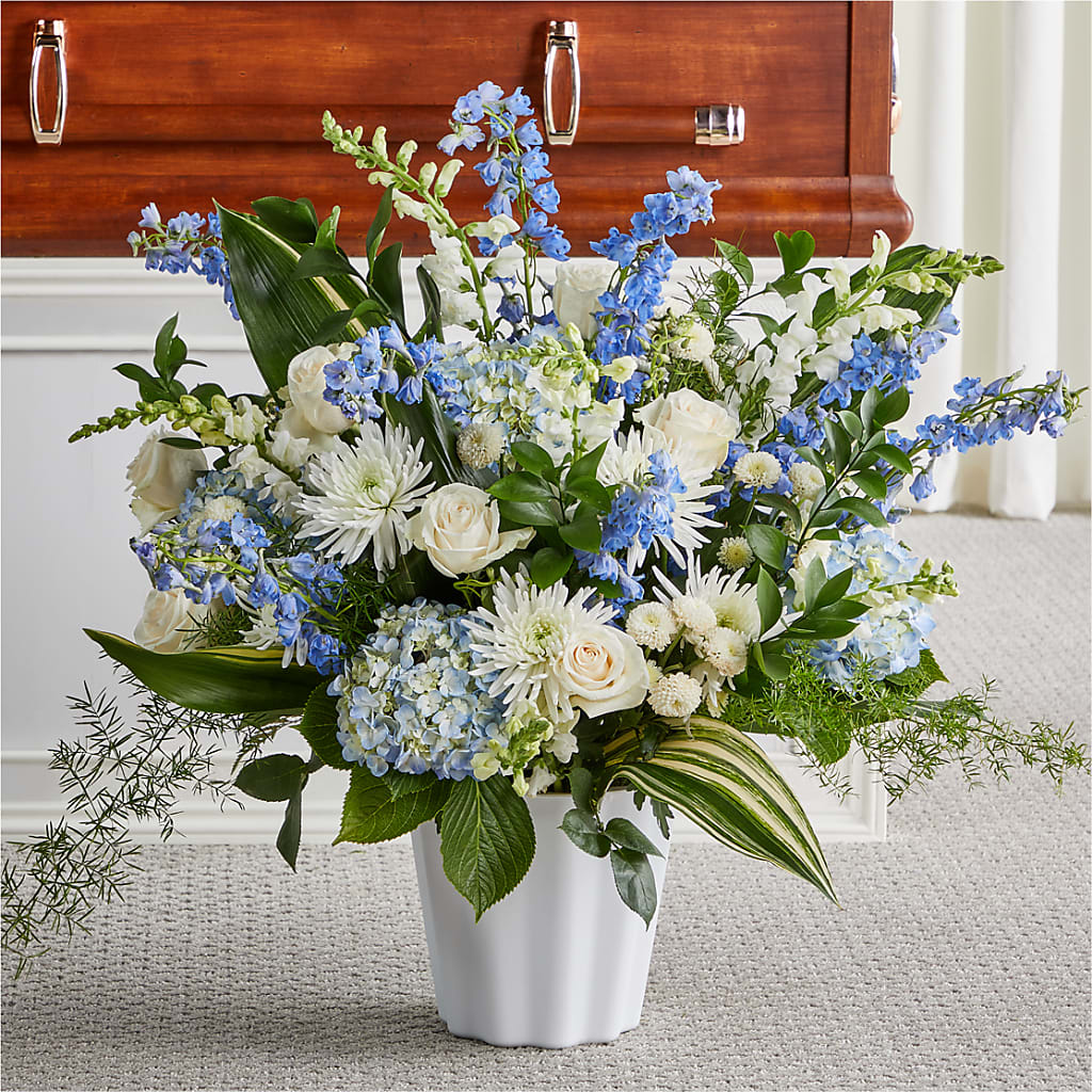 Everlasting Memories Floor Basket – Park Merced Florist, Corona CA
