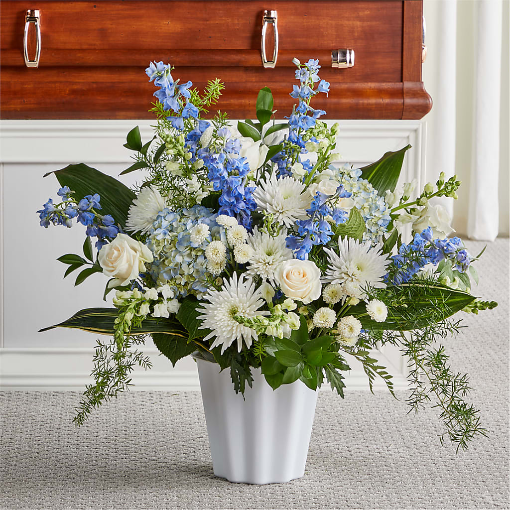 Everlasting Memories Floor Basket – Park Merced Florist, Corona CA