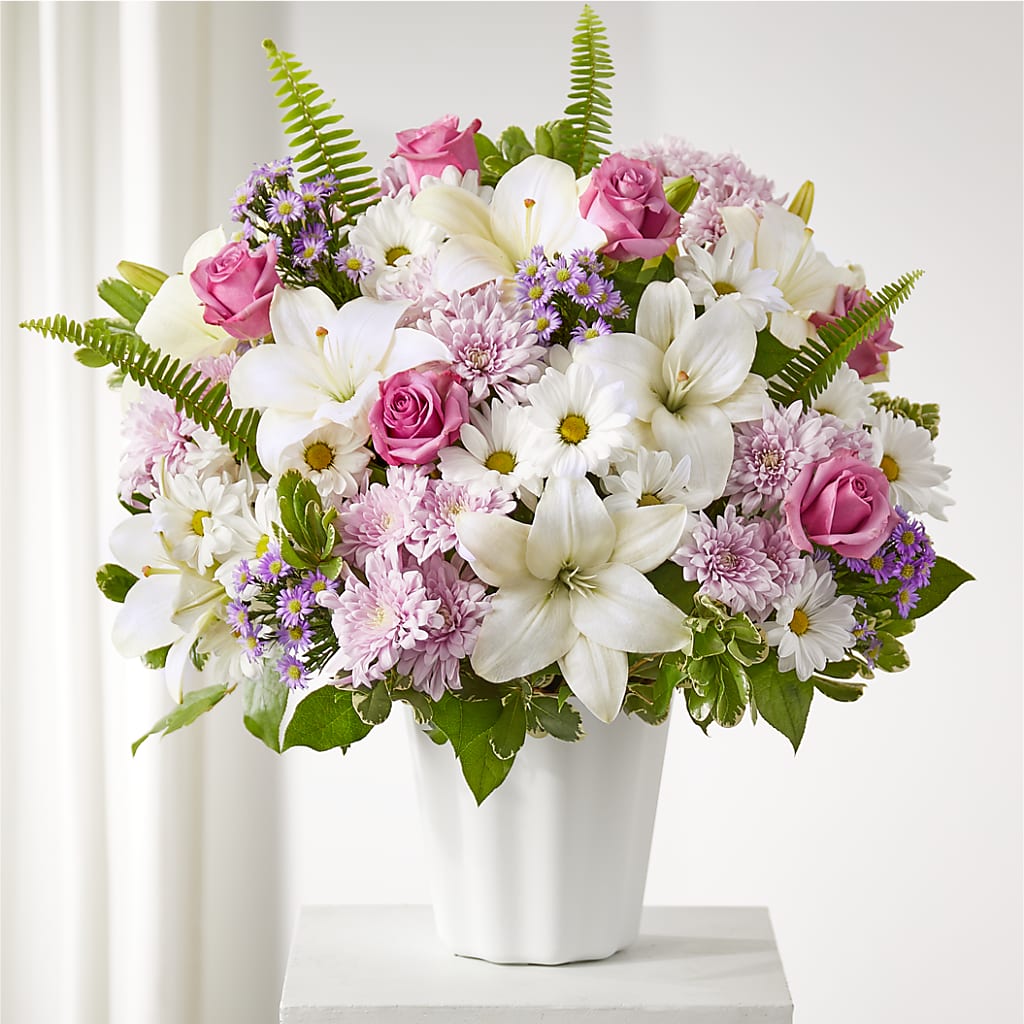 Warmest Thoughts Tabletop Basket – Park Merced Florist, Corona CA