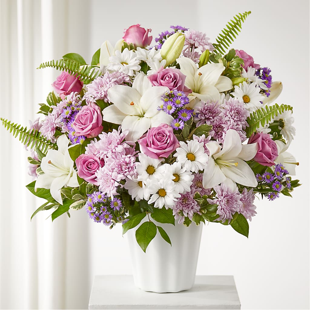 Warmest Thoughts Tabletop Basket – Park Merced Florist, Corona CA