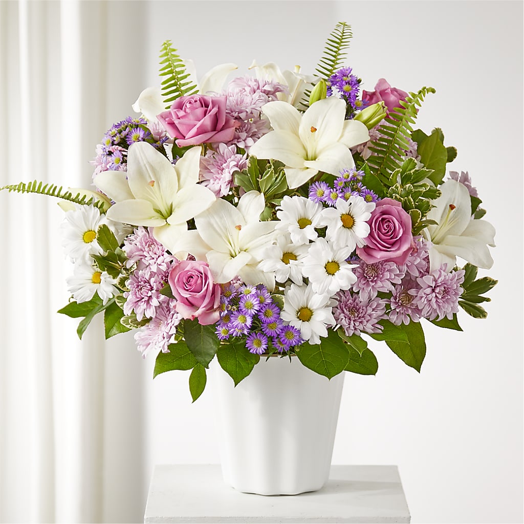 Warmest Thoughts Tabletop Basket – Park Merced Florist, Corona CA