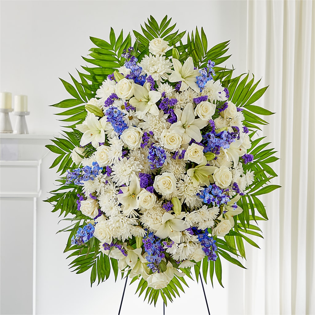 At Rest Standing Spray – Park Merced Florist, Corona CA