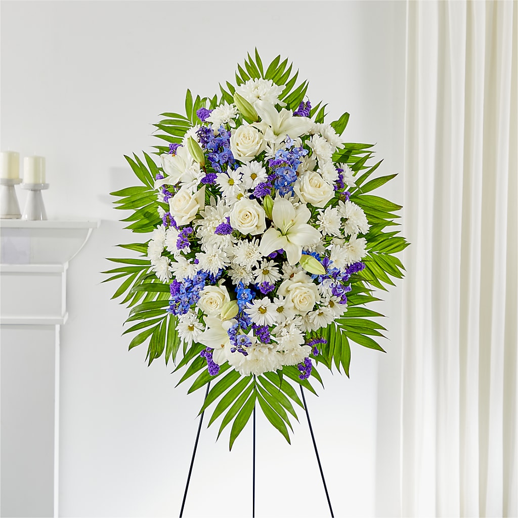 At Rest Standing Spray – Park Merced Florist, Corona CA