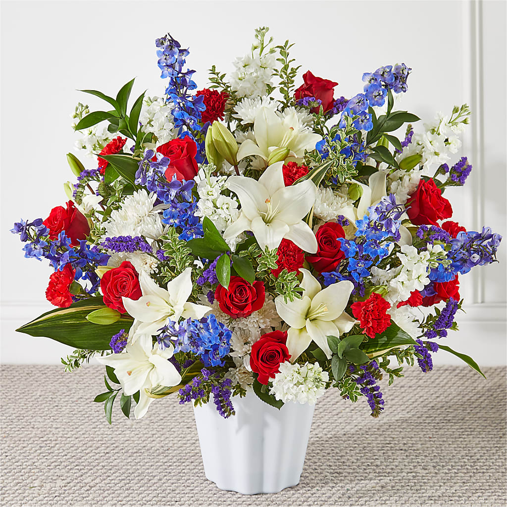 Consoled Floor Basket – Park Merced Florist, Corona CA
