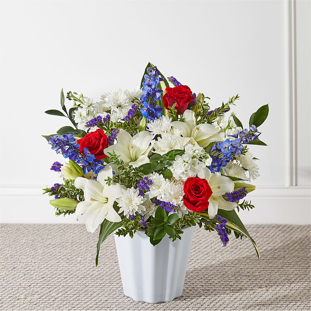 Consoled Floor Basket – Park Merced Florist, Corona CA