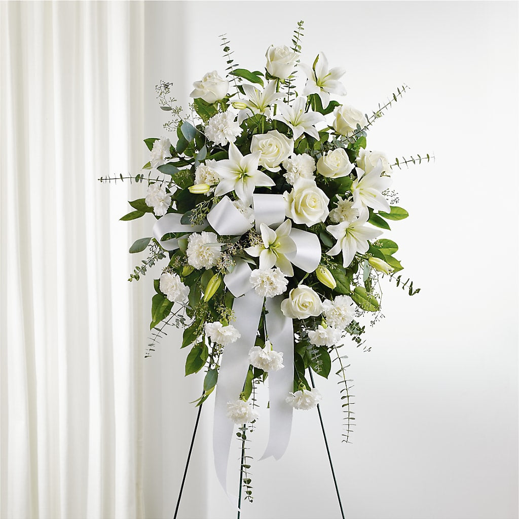 With Care Standing Spray – Park Merced Florist, Corona CA