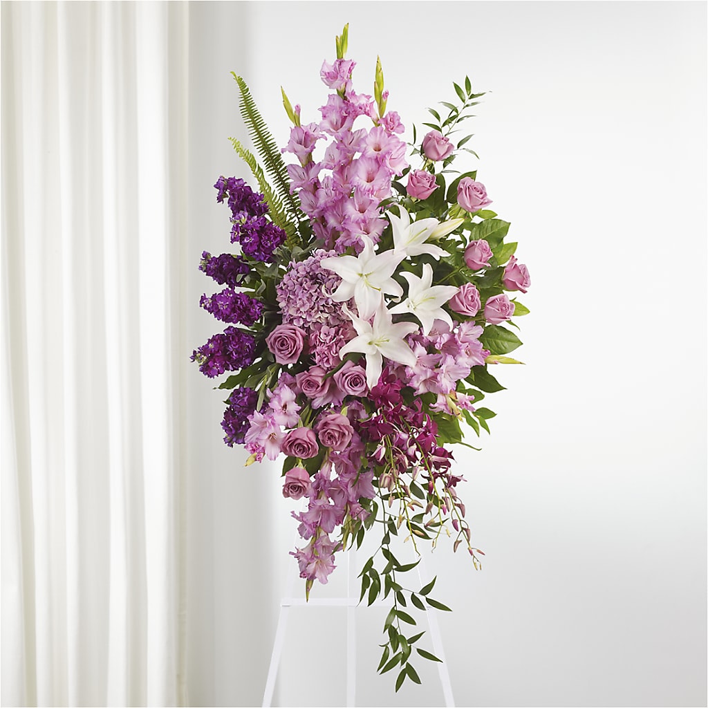Never Alone Standing Spray – Park Merced Florist, Corona CA