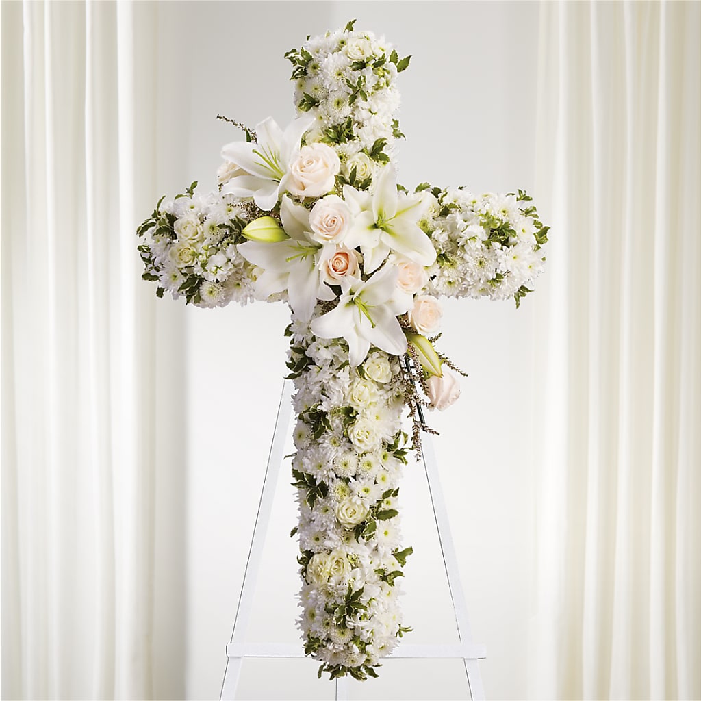 Spiritual Guidance Standing Spray – Park Merced Florist, Corona CA