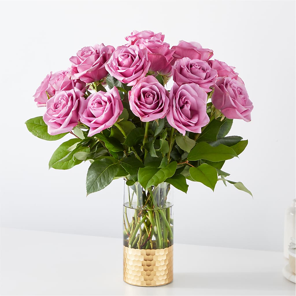 Secret Admirer Lavender Rose Bouquet – Park Merced Florist, Corona CA