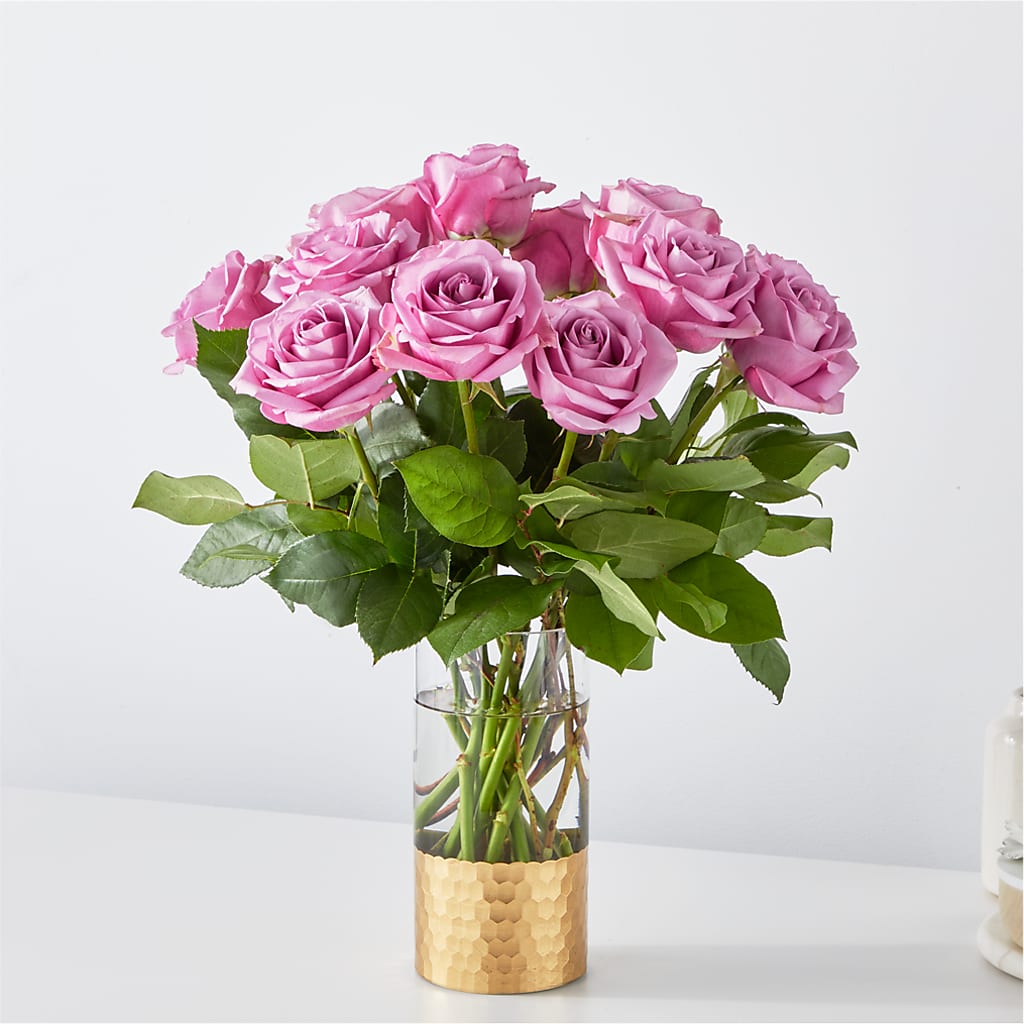 Secret Admirer Lavender Rose Bouquet – Park Merced Florist, Corona CA