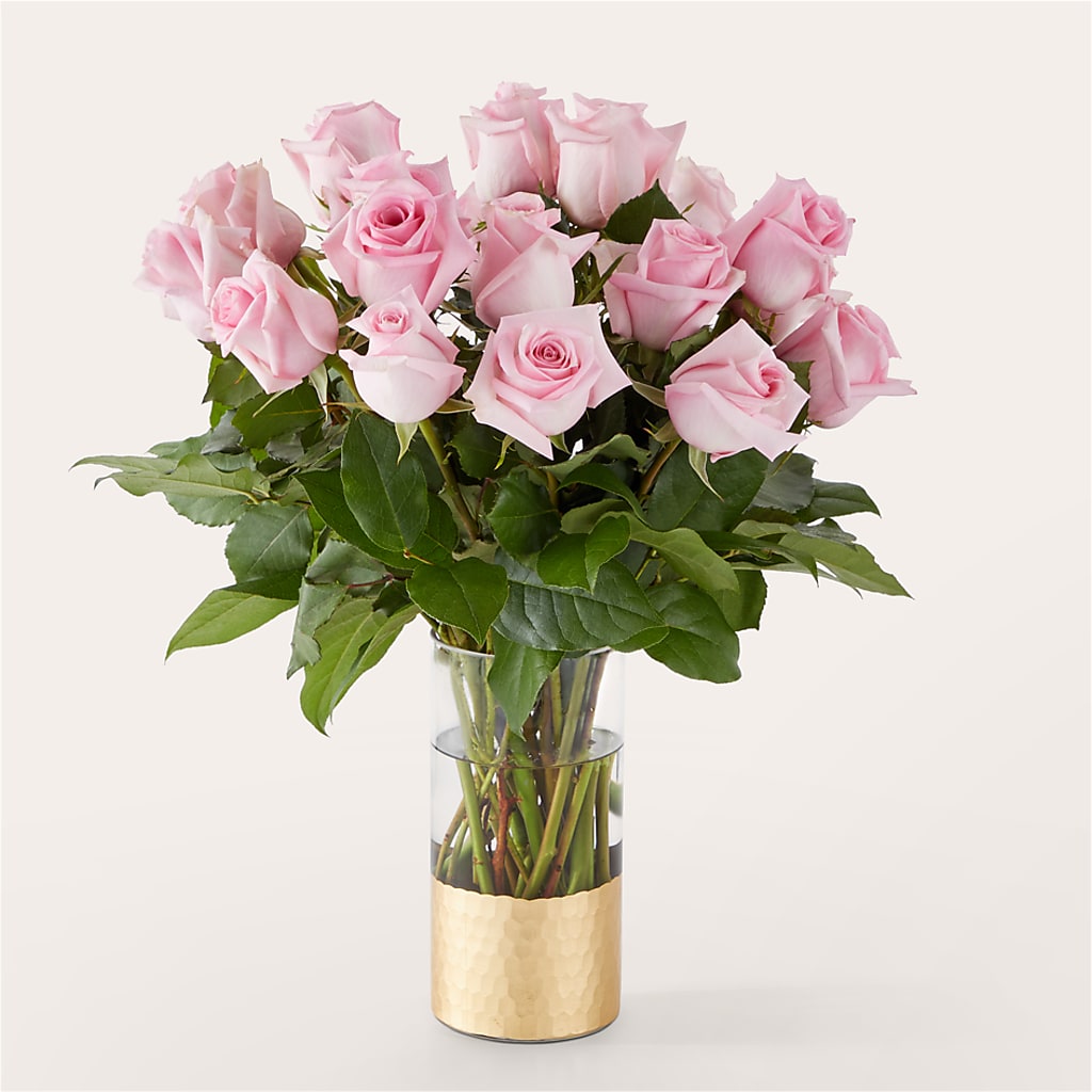 Picture Perfect Pink Rose Bouquet – Park Merced Florist, Corona CA