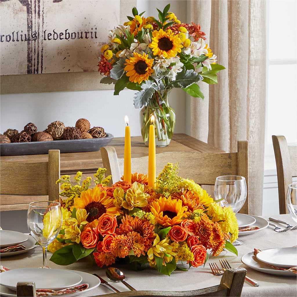 Golden Gathering Bundle – Park Merced Florist, Corona CA