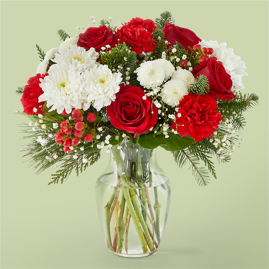 Chance of Flurries Bouquet – Park Merced Florist, Corona CA