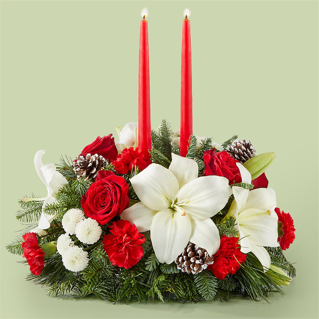 Seasonal Festivities Centerpiece – Park Merced Florist, Corona CA