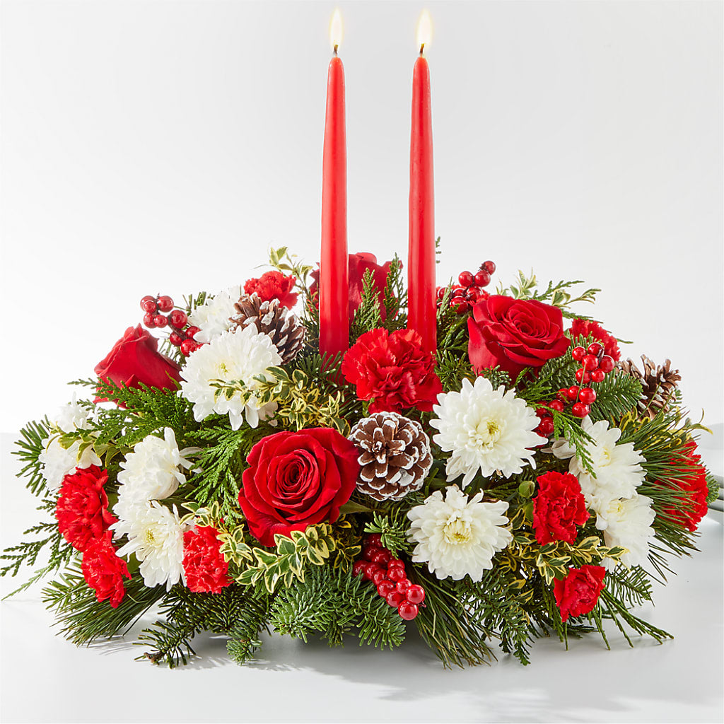 Holiday Soiree Centerpiece – Park Merced Florist, Corona CA